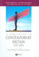 Companion to Contemporary Britain 1939-2000 cover