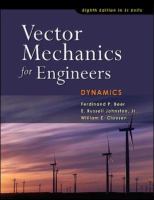 Vector Mechanics for Engineers: Dynamics: SI Units cover