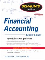 Schaum's Outline of Financial Accounting, 2nd Edition cover