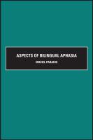Aspects of Bilingual Aphasia cover