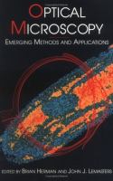 Optical Microscopy Emerging Methods and Applications cover