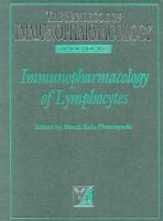 Immunopharmacology of Lymphocytes cover