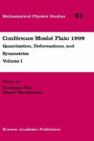 Conference Moshe Flato 1999 Quantization, Deformations, and Symmetries (volume1) cover