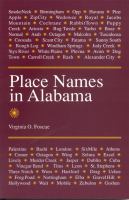 Place Names in Alabama cover