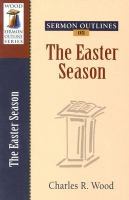 Sermon Outlines on Easter Season cover