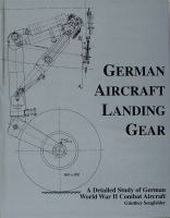 German Aircraft Landing Gear A Detailed Study of German World War II Combat Aircraft cover
