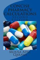 Concise Pharmacy Calculations cover