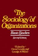The Sociology of Organizations Basic Studies cover