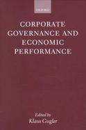 Corporate Governance and Economic Performance cover