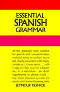 Resnick Essential Spanish Grammar cover