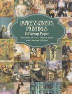 Impressionists Paintings Giftwrap Paper cover