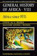 UNESCO General History of Africa, Vol. VIII cover