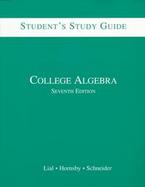 College Algebra Student's Study Guide cover