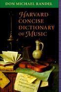 Harvard Concise Dictionary of Music cover