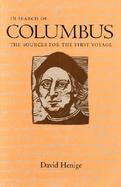 In Search of Columbus: The Sources for the First Voyage cover