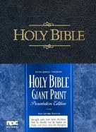 Holy Bible King James Version, Black Imitation Leather, Presentation Edition cover