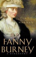 Fanny Burney A Biography cover