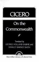 Cicero  On the Commonwealth cover
