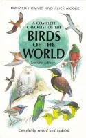 Complete Checklist of the Birds of the World cover