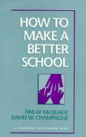 How to Make a Better School cover