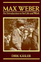 Max Weber An Introduction to His Life and Work cover