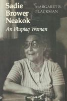 Sadie Brower Neakok An Inupiaq Woman cover