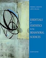 Essentials of Statistics for the Behavioral Sciences cover