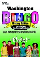Washington Bingo History Edition cover