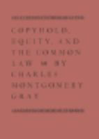 Copyhold, Equity, and the Common Law cover