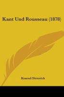 Kant Und Rousseau cover