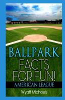 Ballpark Facts for Fun! American League cover