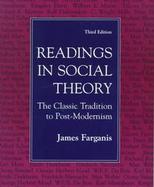 Readings in Social Theory cover