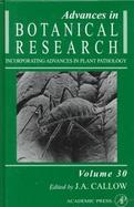 Advances in Botanical Research (volume30) cover