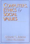 Computers, Ethics and Social Values cover