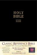 New American Standard Classic Reference Bible Bonded Leather, Black cover