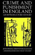 Crime and Punishment in England, 1100-1990 cover