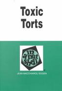 Toxic Tort in a Nutshell cover