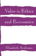 Value in Ethics and Economics cover