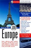 How to Get a Job in Europe cover