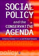 Social Policy and the Conservative Agenda cover