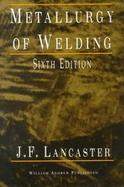 Metallurgy of Welding cover