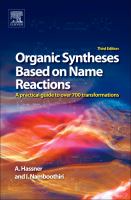 Organic Syntheses Based on Name Reactions, 3rd Edition : A practical guide to 700 Transformations cover