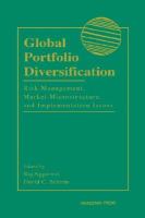 Global Portfolio Diversification Risk Management, Market Microstructure, and Implementation Issues cover