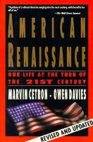 American Renaissance: Our Life at the Turn of the 21st Century cover