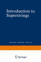 Introduction to Superstrings cover