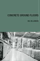 Concrete Ground Floors Materials, Specification, Construction and Repair cover
