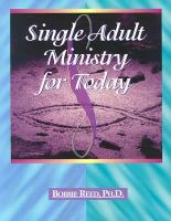 Single Adult Ministry for Today cover