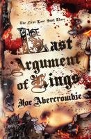 Last Argument Of Kings: Book Three of the First Law (GollanczF.) cover