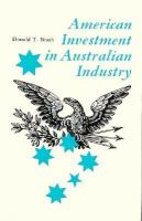 American Investment in Australian Industry cover