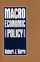 Macroeconomic Policy cover